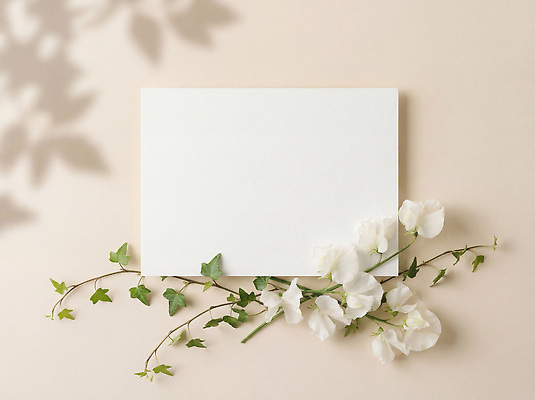 JPG 식물 편집이미지 꽃잎 꽃 봄꽃 봄 편지지 베이지색배경 편집실사 AI포토 AI콘텐츠 계절 백그라운드 편지 CG 베이지색 파일형식