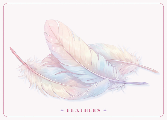 PSD 일러스트 깃털 오브젝트 부드러움 국내일러스트 감각 파일형식