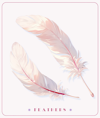 PSD 일러스트 깃털 오브젝트 부드러움 국내일러스트 감각 파일형식