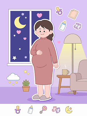 식물 여자 별 일러스트 창문 사랑 일상 컵 빛 소파 임산부 임신 방 달 마음 아기 젖병 밤 편안함 오브젝트 기저귀 국내일러스트 AI파일 자연요소 식기 감정 의자 사람 라이프 아기용품 감각 파일형식 벡터