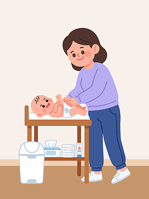 감정 가족 관계 표정 사람 라이프 아기용품 오브젝트 파일형식 벡터 아기 엄마 기저귀 웃음 물티슈 부모 육아 행복 일상 국내일러스트 일러스트 AI파일