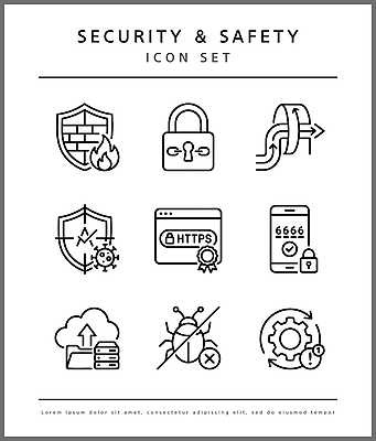 일러스트 모바일 자물쇠 안전 보호 위험 보안 클라우드서비스 해킹 개인정보 방화벽 오류 인증 접근 국내일러스트 AI파일 컨셉 정보 서비스 파일형식 벡터