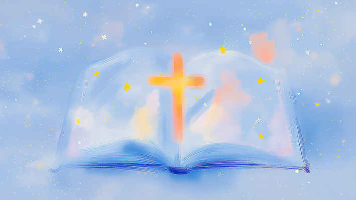 JPG 기독교 상징 십자가 일러스트 믿음 성경 펼침 기도 국내일러스트 AI일러스트 AI콘텐츠 감정 종교 종교용품 모션 파일형식