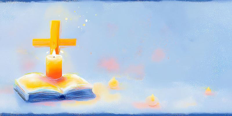 JPG 종교 일러스트 촛불 빛 믿음 성경 기도 국내일러스트 AI일러스트 AI콘텐츠 감정 초 종교용품 파일형식