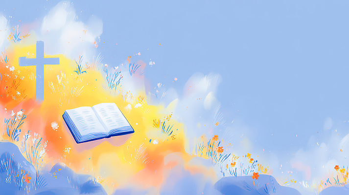 JPG 꽃 종교 십자가 일러스트 평화 믿음 성경 기도 국내일러스트 AI일러스트 AI콘텐츠 식물 감정 컨셉 종교용품 파일형식