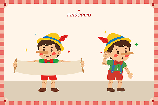 캐릭터 어린이 일러스트 웃음 장난감 현수막 즐거움 피노키오 국내일러스트 AI파일 감정 동화 표정 사람 파일형식 벡터