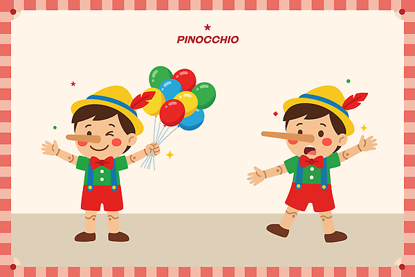 캐릭터 감정 어린이 일러스트 웃음 장난감 기쁨 즐거움 풍선 피노키오 국내일러스트 AI파일 동화 표정 사람 파일형식 벡터