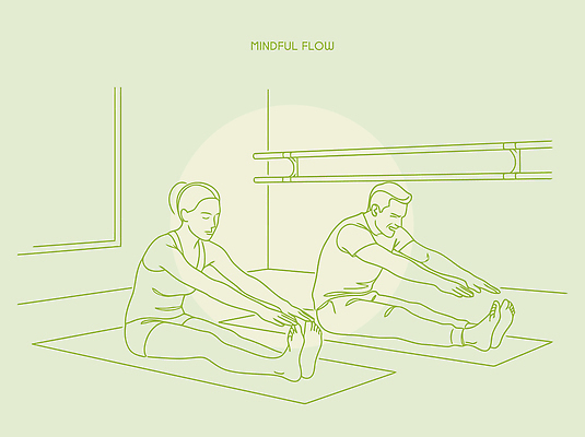 일러스트 요가 휴식 건강 사람 운동 스트레칭 매트 마음 균형 유연 명상 국내일러스트 AI파일 웰빙 컨셉 파일형식 벡터