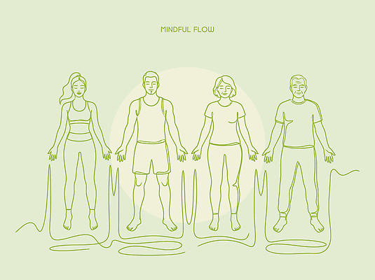 여자 남자 일러스트 건강 서기 사람 운동 마음 영혼 힐링 스트레스해소 국내일러스트 AI파일 모션 파일형식 벡터