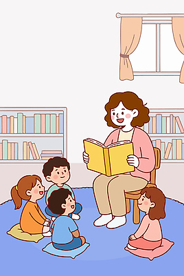 교육 어린이 일러스트 교실 수업 책 학습 독서 교사 듣기 모임 집중 즐거움 국내일러스트 AI파일 직업 감정 컨셉 학교 모션 사람 파일형식 벡터