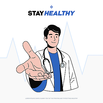 손 일러스트 의학 청진기 건강 사람 치료 건강관리 믿음 진료 의사 예방 관심 국내일러스트 AI파일 감정 의료기기 관리 신체부위 의료진 파일형식 벡터