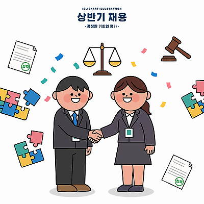 일러스트 비즈니스 모션 대화 구직 퍼즐 목표 동료 계약 문서 구인구직 채용 상반기 국내일러스트 AI파일 컨셉 관계 말하기 구인 파일형식 벡터