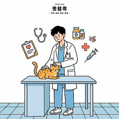 일러스트 의료기기 탁자 건강 병원 주사기 치료 반려동물 약 고양이 진료 의사 클리닉 동물병원 수의사 수의학과 처방전 펫팸족 국내일러스트 AI파일 동물 교육 가구 포유류 의학 의료진 신조어 파일형식 벡터