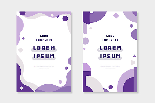 도형 디자인 백그라운드 일러스트 텍스트 추상 프레임 그래픽 보라색 원형 카드 직사각형 국내일러스트 AI파일 컬러 무늬 파일형식 벡터