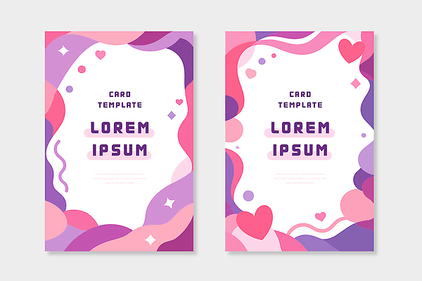 모양 디자인 분홍색 컬러 백그라운드 일러스트 추상 그래픽 장식 보라색 카드 모던 심플 스타일 국내일러스트 AI파일 무늬 파일형식 벡터