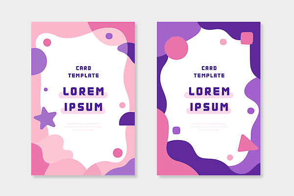 모양 디자인 별 분홍색 컬러 일러스트 추상 그래픽 디지털 보라색 원형 카드 삼각형 모던 심플 국내일러스트 AI파일 자연요소 도형 무늬 파일형식 벡터