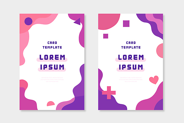 모양 디자인 분홍색 백그라운드 일러스트 추상 그래픽 보라색 카드 심플 기하학 벡터 미니멀 국내일러스트 AI파일 컬러 무늬 파일형식