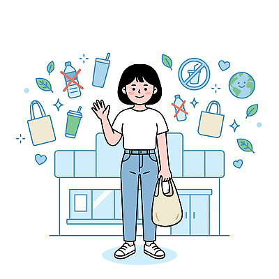 지구 음료 가방 일러스트 모션 사람 쇼핑 자연보호 상점 재활용 소비 쓰레기 일회용 플라스틱 물병 에코 친환경 지구의날 다회용품 국내일러스트 AI파일 잡화 기념일 자연 재질 환경 보호 물통 재활용품 파일형식 벡터