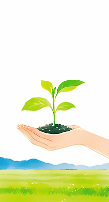 JPG 식물 손 농업 일러스트 자연 생명 산 사람 초원 새싹 환경 흙 성장 보호 생태계 원예 국내일러스트 AI일러스트 AI콘텐츠 산업 컨셉 취미 신체부위 파일형식