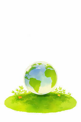 JPG 식물 지구 일러스트 자연 생물 풍경 초원 초록색 지구본 새싹 환경 보호 대륙 그림 생태계 자원 개발 지구의날 청정 국내일러스트 AI일러스트 AI콘텐츠 기념일 컬러 컨셉 파일형식