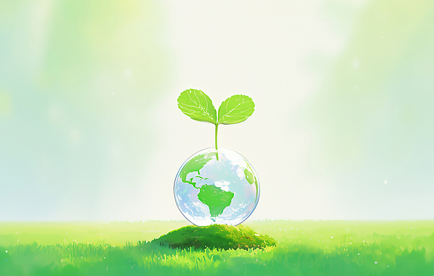 JPG 식물 지구 일러스트 자연 생명 씨앗 초록색 세계 새싹 자연보호 희망 성장 발전 보호 에코 자원 기후변화 지구의날 국내일러스트 AI일러스트 AI콘텐츠 기념일 감정 컬러 컨셉 날씨 환경 변화 생태계 파일형식