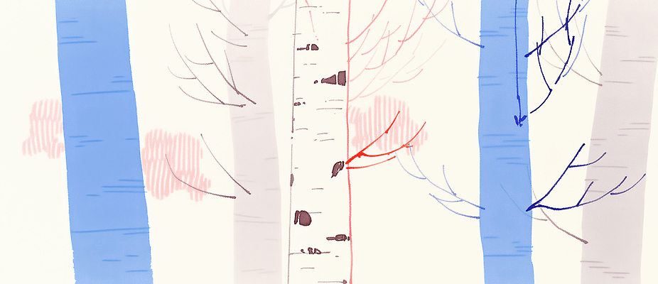 JPG 나무 예술 백그라운드 일러스트 자연 생명 미술 그래픽 나뭇가지 표현 그림 질감 기초 단순화된 자작나무숲 창작 국내일러스트 AI일러스트 AI콘텐츠 식물 문화예술 숲 생태계 자작나무 파일형식