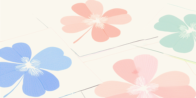 JPG 디자인 꽃 종이 예술 컬러 백그라운드 일러스트 수채화 미술 행운 네잎클로버 그림 창의성 국내일러스트 AI일러스트 AI콘텐츠 식물 컨셉 문화예술 클로버 파일형식