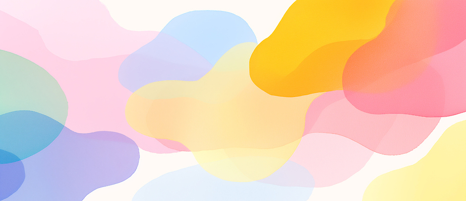 JPG 모양 디자인 예술 컬러 백그라운드 일러스트 추상 미술 그래픽 웨이브 부드러움 겹침 색채 창의성 파스텔톤 국내일러스트 AI일러스트 AI콘텐츠 무늬 문화예술 감각 파일형식