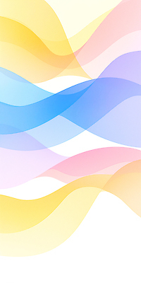 JPG 모양 디자인 예술 컬러 백그라운드 일러스트 추상 그래픽 흐름 웨이브 부드러움 겹침 파스텔톤 평면 국내일러스트 AI일러스트 AI콘텐츠 컨셉 무늬 감각 파일형식