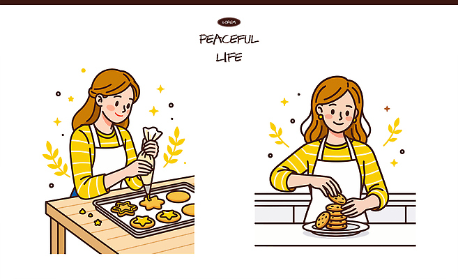 손 여자 별 일러스트 재료 디저트 요리 장식 쿠키 주방 설탕 즐거움 반죽 만들기 제빵 식사준비 작업대 국내일러스트 AI파일 자연요소 감정 음식 모션 사람 신체부위 제과제빵 준비 파일형식 벡터