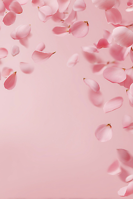 JPG 편집이미지 꽃잎 꽃 분홍색 백그라운드 자연 봄 떨어짐 부드러움 뷰티풀 환상 이미지편집 AI컴퓨터그래픽 AI콘텐츠 식물 계절 컬러 컨셉 감각 생태계 파일형식