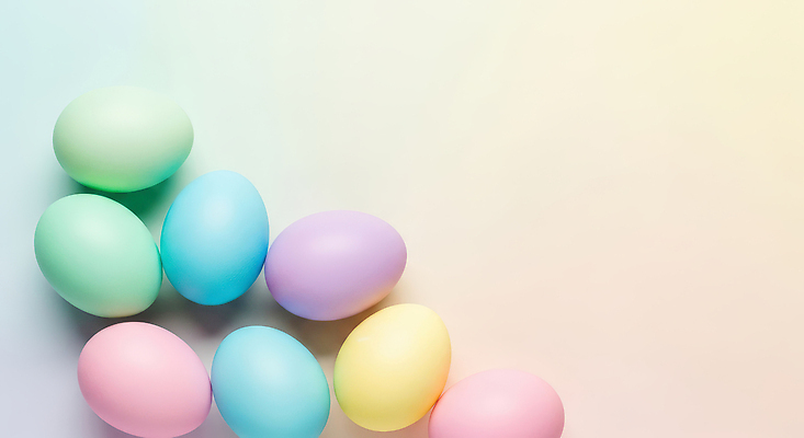 JPG 편집이미지 부활절 초록색 파란색 노란색 계란 보라색 다양 부활절계란 파스텔 편집실사 AI포토 AI콘텐츠 기념일 컬러 다수 학용품 알 CG 파일형식