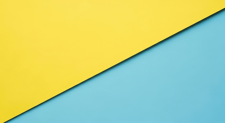 JPG 모양 편집이미지 디자인 컬러 백그라운드 파란색 컬러풀 노란색 색종이 대각선 구성 분할 색채 조합 편집실사 AI포토 AI콘텐츠 종이 선 CG 파일형식