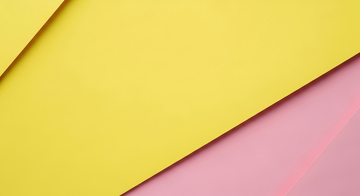 JPG 편집이미지 디자인 종이 분홍색 컬러 백그라운드 재료 장식 컬러풀 노란색 배열 겹침 색종이 평면 편집실사 AI포토 AI콘텐츠 CG 파일형식