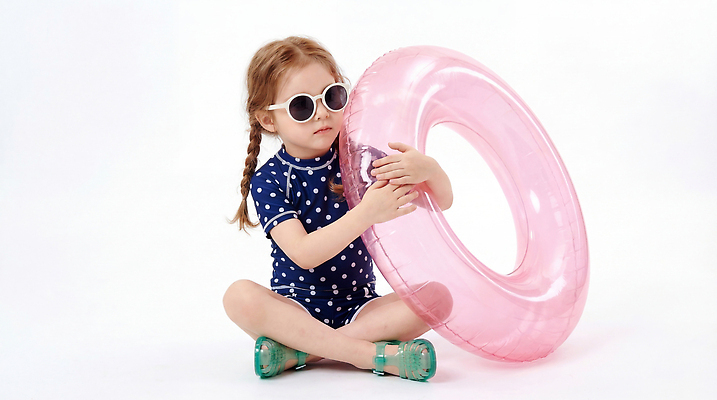 JPG 편집이미지 수영복 어린이 놀이 소녀 여름 선글라스 즐거움 튜브 의료성형뷰티 편집실사 AI인물포토 AI콘텐츠 옷 계절 여자 감정 안경 사람 CG 파일형식 AI포토