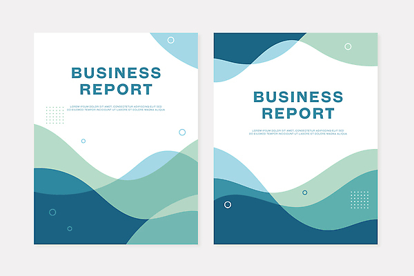 템플릿 디자인 물결 백그라운드 곡선 북커버 비즈니스 파란색 세트 보고서 웨이브 레이아웃 이미지템플릿 AI파일 선 컬러 파일형식 벡터
