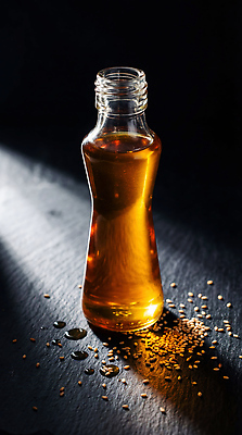 JPG 편집이미지 음식 식재료 재료 빛 반사 깨 참기름 편집실사 AI포토 AI콘텐츠 조미료 기름_음식 CG 파일형식