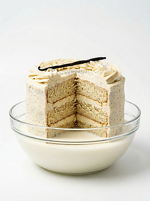 JPG 편집이미지 그릇 음식 디저트 케이크 우유 달콤 부드러움 바닐라 편집실사 AI포토 AI콘텐츠 식기 유제품 감각 맛 CG 파일형식