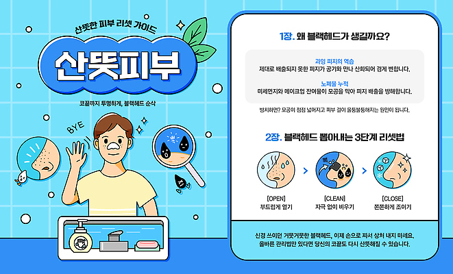 PSD 템플릿 손 남자 가이드 건강 관리 청결 정보 세수 피부 스킨케어 단계 모공 방법 블랙헤드 이미지템플릿 직업 사람 신체부위 뷰티 위생 파일형식