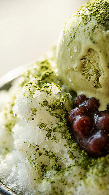 JPG 편집이미지 그릇 음식 아이스크림 디저트 여름 얼음 식사 달콤 차가움 녹차 빙수 팥 녹차가루 녹차빙수 편집실사 AI포토 AI콘텐츠 자연요소 식기 계절 차_음료 맛 가루 CG 파일형식