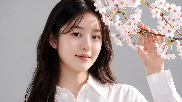 JPG 나무 편집이미지 손 여자 꽃 미소 촬영 봄 피부 의료성형뷰티 편집실사 AI인물포토 AI콘텐츠 식물 계절 표정 사람 신체부위 CG 파일형식 AI포토