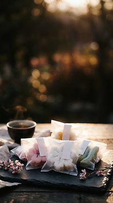 JPG 편집이미지 전통 꽃 포장 자연 탁자 디저트 한국 야외 찻잔 다과 편집실사 AI포토 AI콘텐츠 식물 아시아 음식 가구 잔 CG 생태계 파일형식