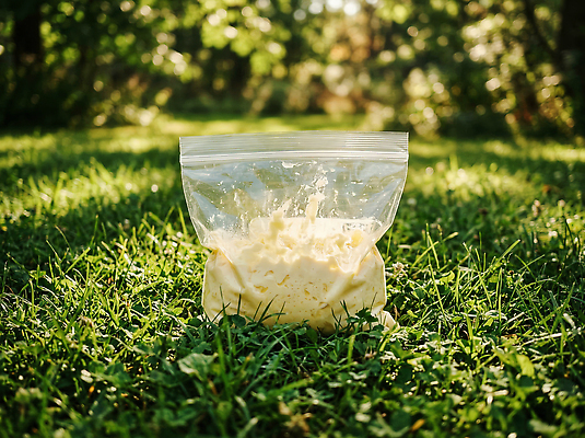 JPG 나무 편집이미지 음식 재료 자연 봉투 잔디 야외 초록색 햇빛 유행 지퍼백 편집실사 AI포토 AI콘텐츠 버터런 식물 컬러 빛 CG 생태계 패키지 파일형식