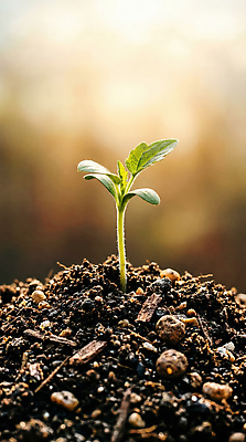 JPG 식물 편집이미지 농업 자연 생명 새싹 환경 흙 성장 발전 편집실사 AI포토 AI콘텐츠 산업 컨셉 CG 생태계 파일형식