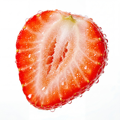 JPG 편집이미지 음식 과일 딸기 표면 농작물 물방울 자르기 색감 편집실사 AI컴퓨터그래픽 AI콘텐츠 농업 모션 CG 파일형식