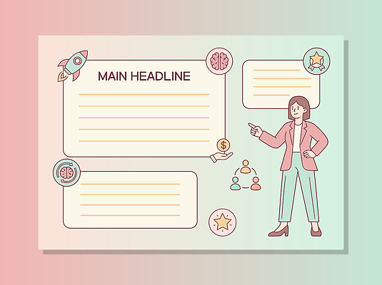 손 디자인 상징 생각 일러스트 비즈니스 텍스트 회의 사람 청년 정보 발표 계획 준비 전달 전략 내용 창업지원 국내일러스트 AI파일 컨셉 성인 신체부위 지원 파일형식 벡터