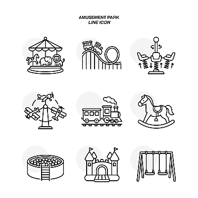 어린이 일러스트 풀장 놀이공원 기차 성 놀이기구 놀이터 즐거움 그네 시설 회전목마 롤러코스터 국내일러스트 AI파일 건축물 감정 육상교통 놀이 대중교통 수영장 사람 테마파크 파일형식 벡터
