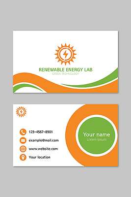 템플릿 디자인 비즈니스 명함 기술 홈페이지 환경 에너지 정보 그린에너지 심볼 연구소 연락처 이미지템플릿 AI파일 파일형식 벡터