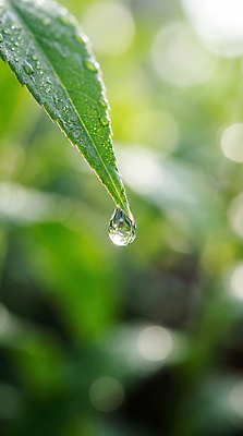 JPG 식물 편집이미지 잎 자연 초록색 물 물방울 이슬 편집실사 AI컴퓨터그래픽 AI콘텐츠 자연요소 컬러 CG 생태계 파일형식