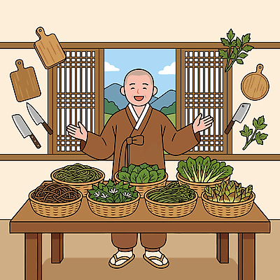 전통 음식 채소 일러스트 식재료 자연 주방용품 한국 건강 요리 농작물 바구니 주방 식사 사찰 체험 승려 손질 식생활 사찰음식 국내일러스트 AI파일 아시아 생활용품 컨셉 농업 불교 종교건축 성직자 생태계 파일형식 벡터